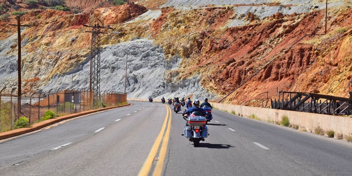 På motorcykel fra kyst til kyst i USA